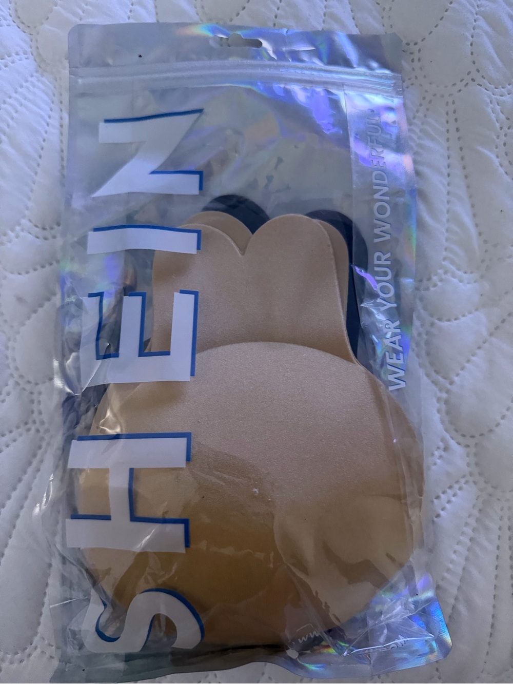 SHEIN Beige Adhesive Silicone Pasties - Nude Tone